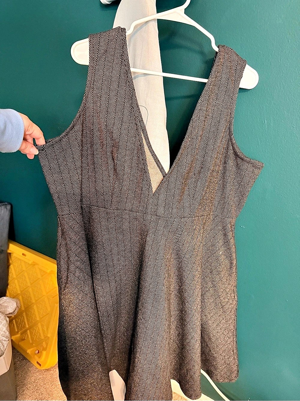 ModCloth “Chevrons Before Coffee Jumper Dress” 1X NWT